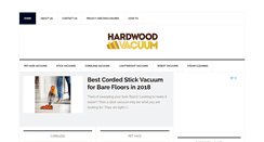 Desktop Screenshot of hardwoodvacuum.com